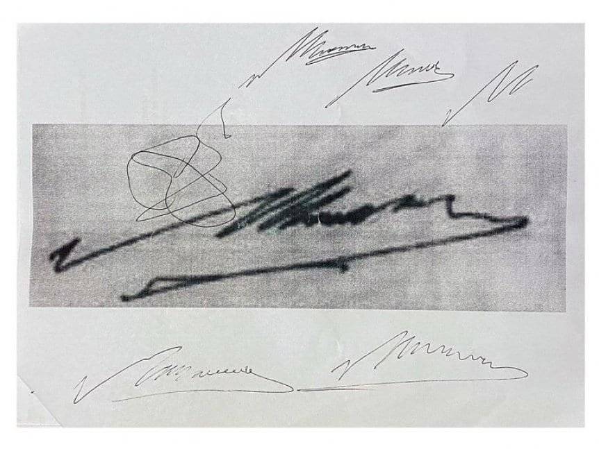 Firma de Maradona