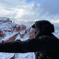 ¡Hermoso! Enormes nubes llenan el Gran Cañón y lo cubren de nieve