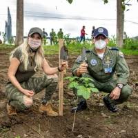 Prefectura del Guayas reforestará bosque en la Base Taura con 700 árboles
