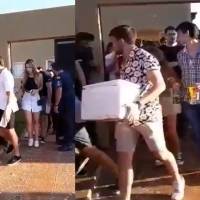 Joven descubre infidelidad de su novia tras fiesta clandestina