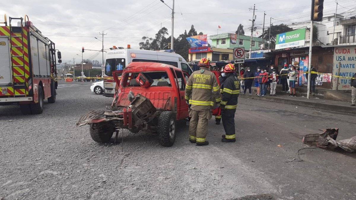 Accidente en Tambillo