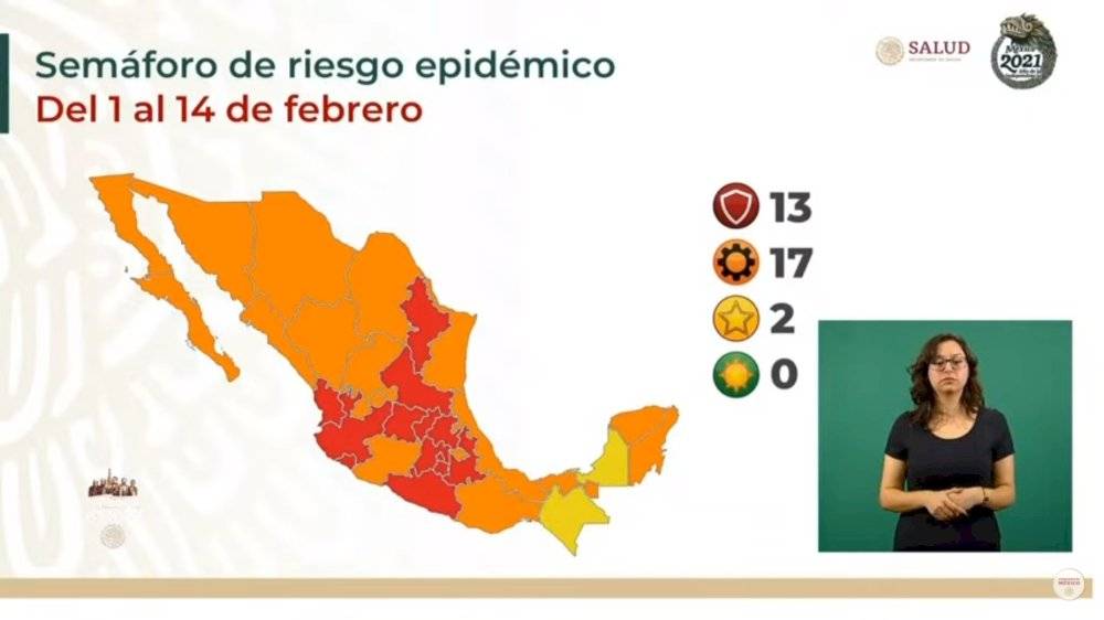 Semáforo epidemiológico febrero