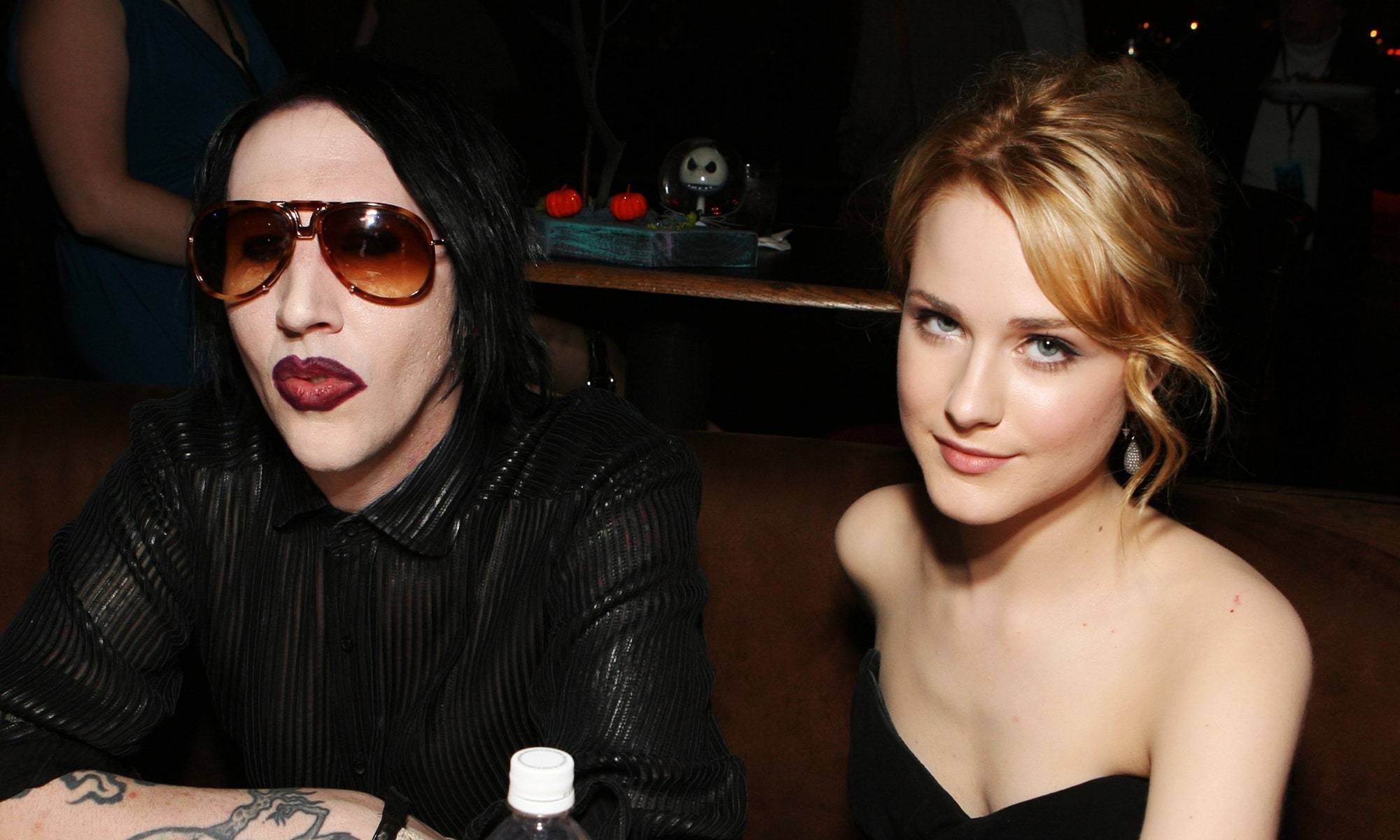 Brian Hugh Warner, más conocido por su nombre artístico Marilyn Manson junto a su ex pareja