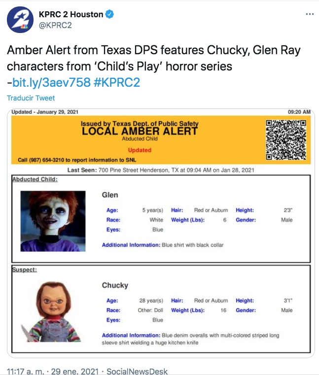 Chucky, el muñeco diabólico