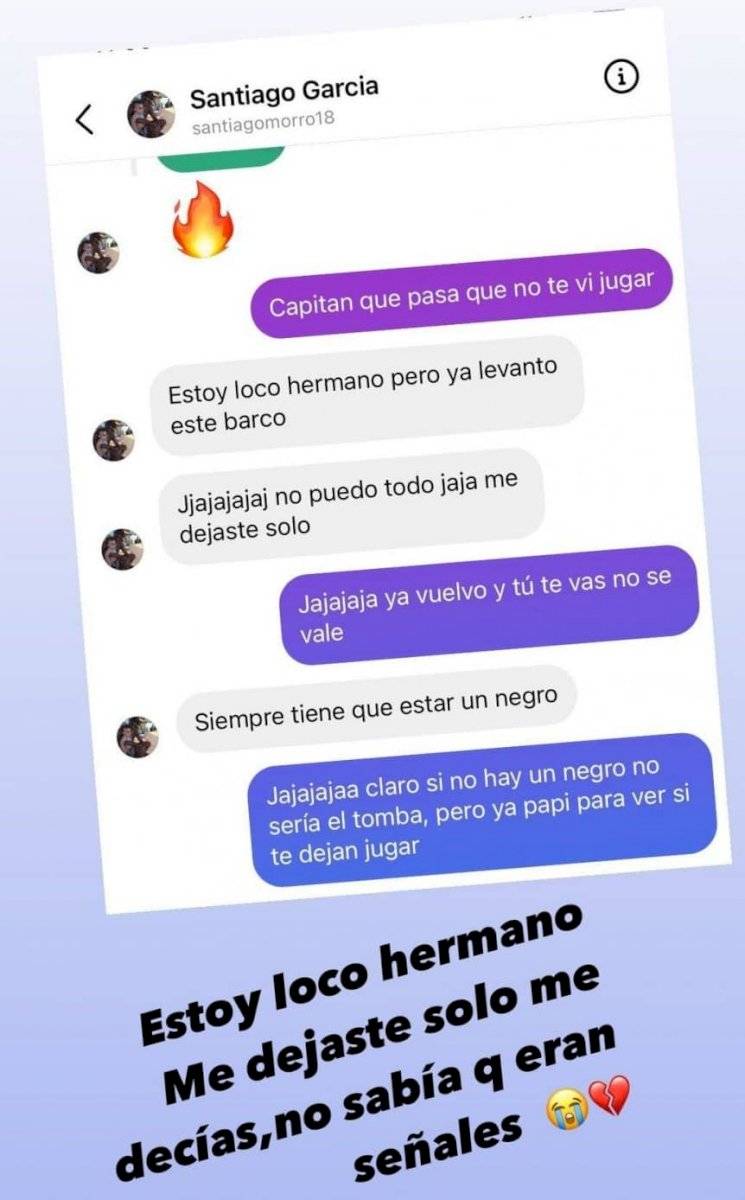 Jaime Ayoví revela chat con el Morro García: "No sabía que eran señales"