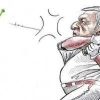 Caricatura de AMLO bateando al coronavirus causa polémica en redes