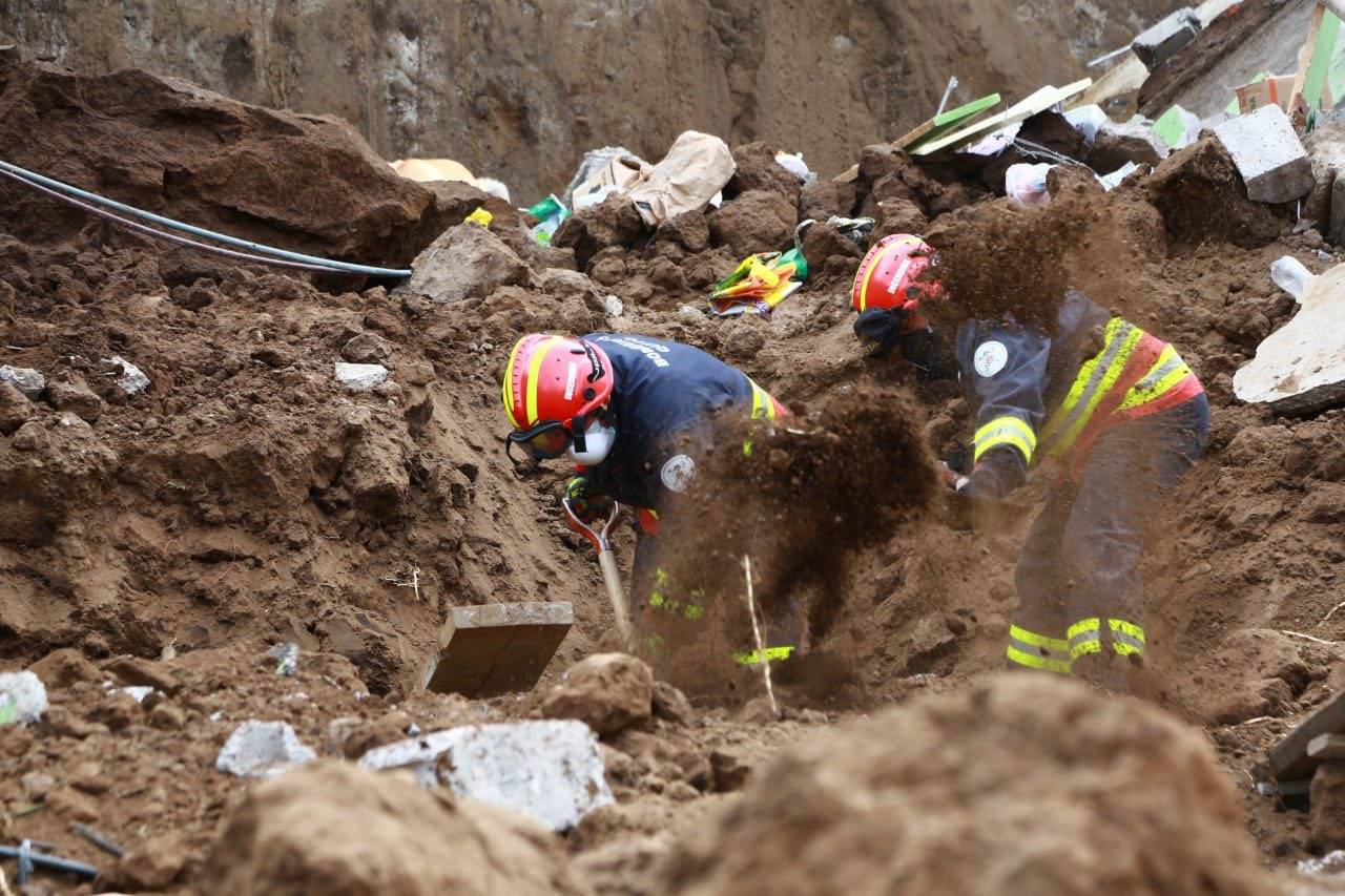 Colapso estructural en el sector de La Bota