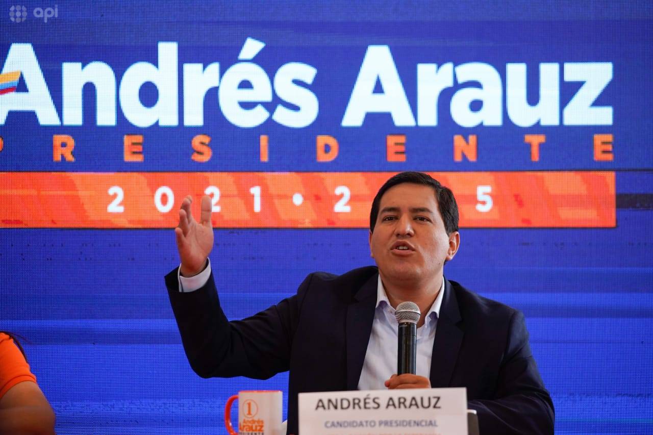 Candidato presidencial, Andrés Arauz