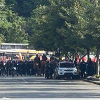 Se refuerza la seguridad en los exteriores de la Delegación Provincial Electoral de Guayas