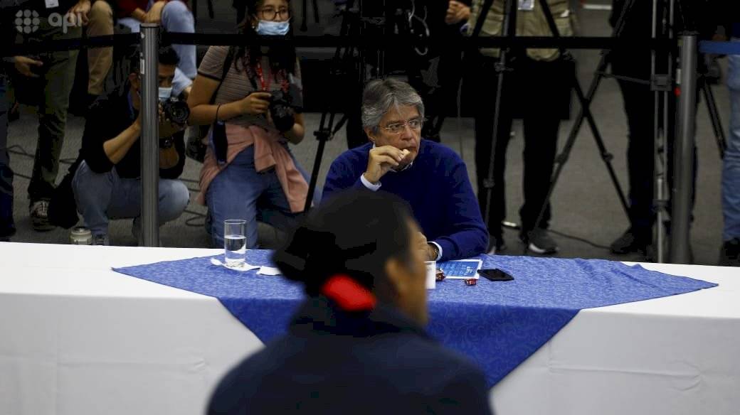 Las frases que marcaron el “diálogo” entre Yaku Pérez y Guillermo Lasso