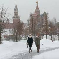 Nevadas récord en Moscú se llegó hasta los -15 grados