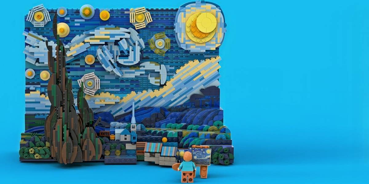LEGO recreará La Noche Estrellada de Vincent van Gogh en un set de 1.552 piezas