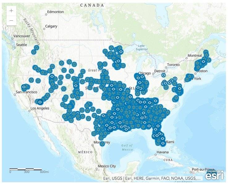 En el mapa pueden ubicar su punto de vacunación