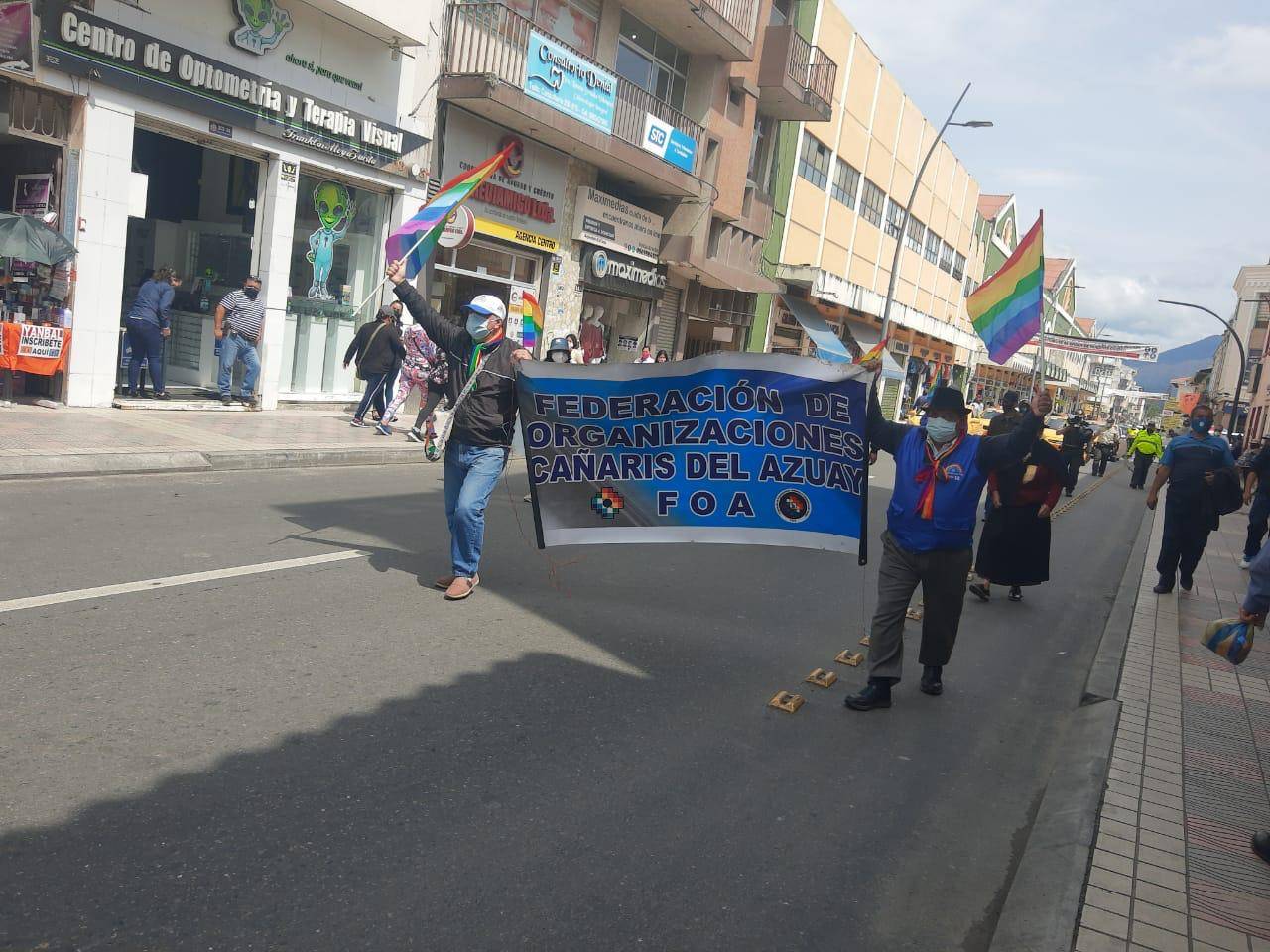 Recorrerán varias provincias hasta llegar a Quito
