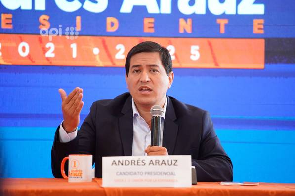Candidato Andrés Arauz sostuvo varios encuentros con el FMI Candidato Andrés Arauz sostuvo varios encuentros con el FMI