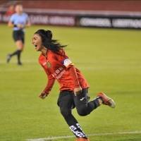 Madelin Riera, la goleadora de la Superliga Femenina, regresa al Deportivo Cuenca