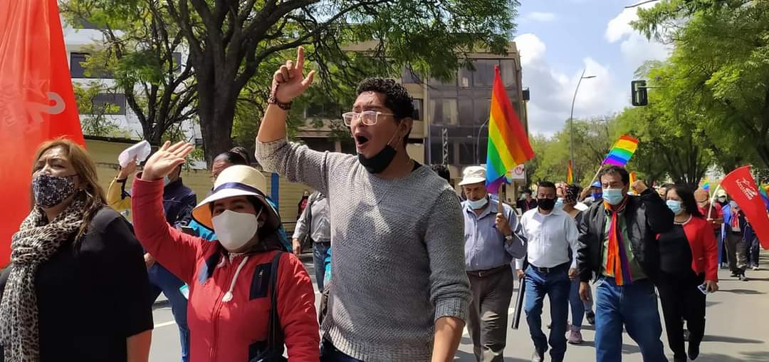 Marcha indígena parte desde Loja