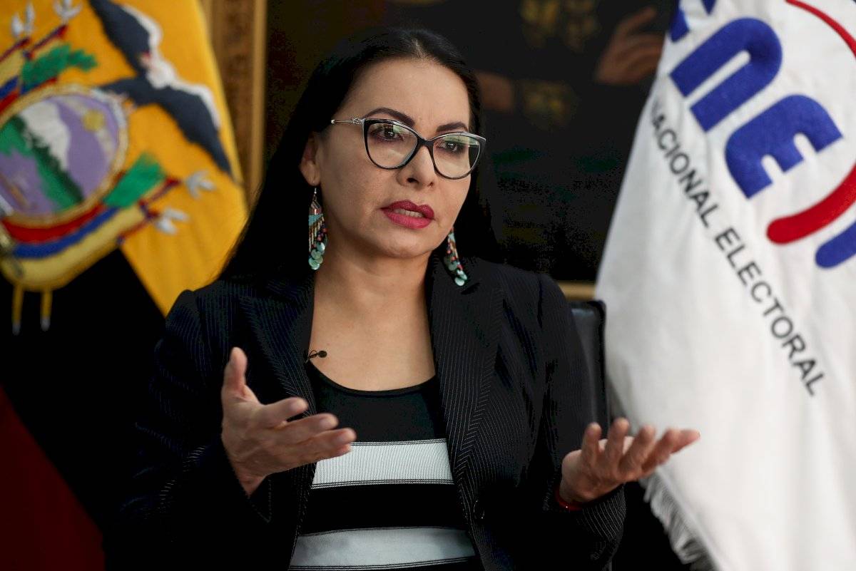 Presidenta del Consejo Electoral (CNE), Diana Atamaint