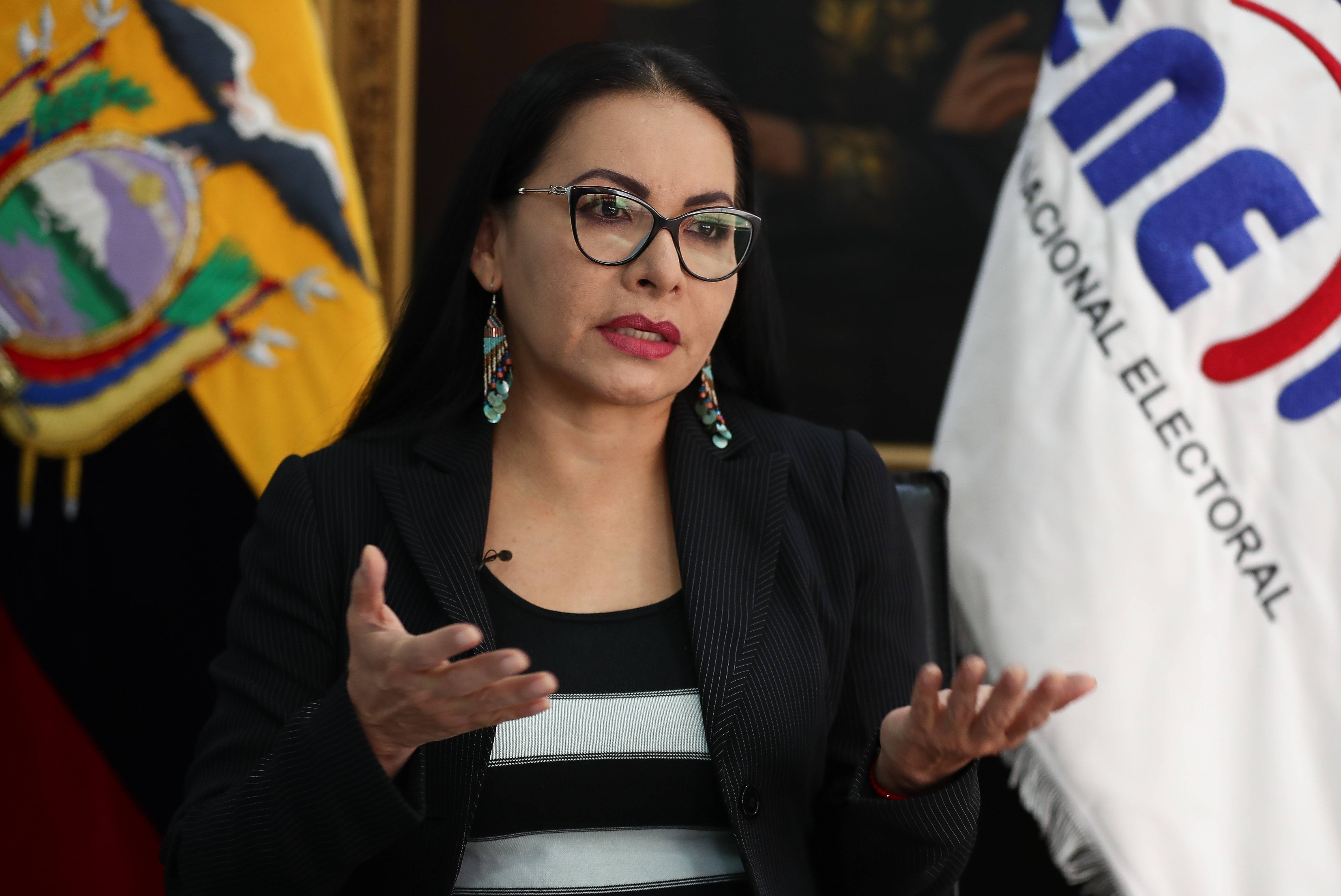 Presidenta del Consejo Electoral (CNE), Diana Atamaint