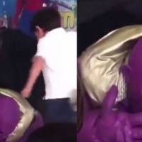 Niños vengan a los Avengers pateando a Thanos