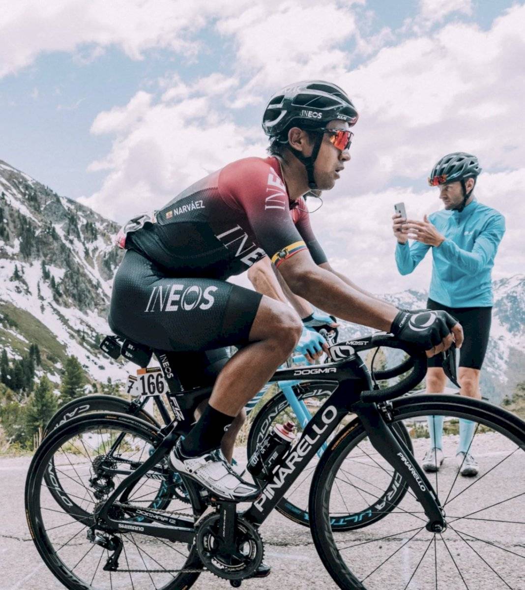 Jonathan Narváez, a segundos de ganar la segunda etapa del Tour de los Alpes Marítimos