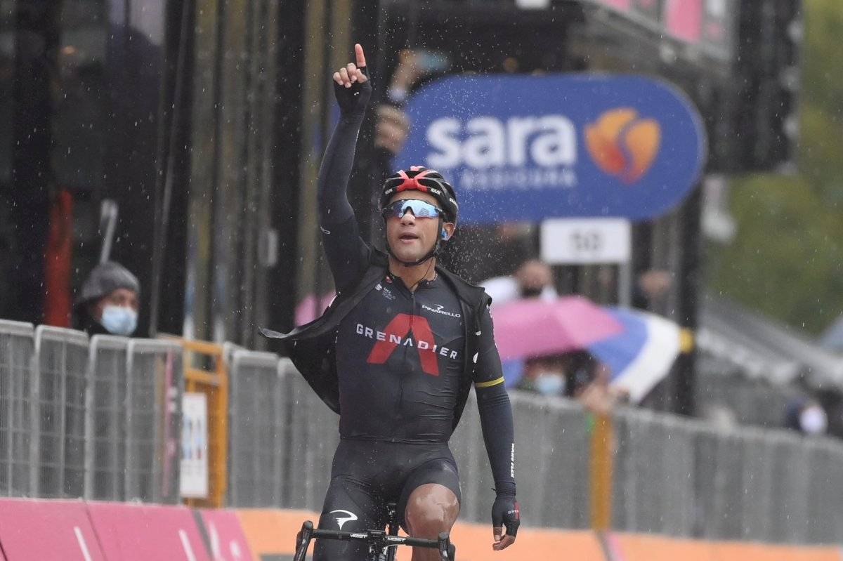 Jonathan Narváez, a segundos de ganar la segunda etapa del Tour de los Alpes Marítimos