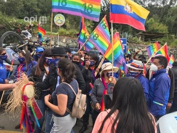 Marcha indígena rumbo a Quito