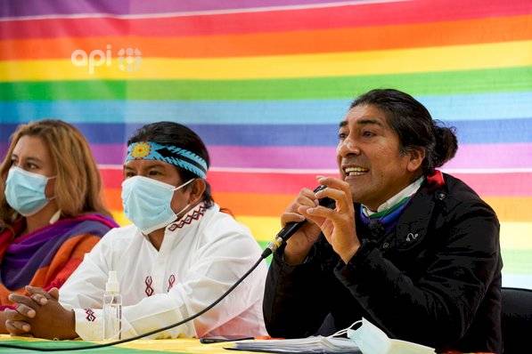 Yaku Pérez, candidato en los comicios 2021