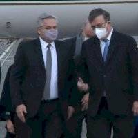 Alberto Fernández, presidente de Argentina, llega a México para reunirse con AMLO