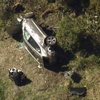 FOTOS: Así quedó el vehículo de Tiger Woods tras su accidente automovilístico