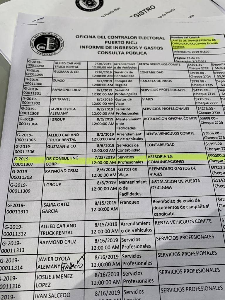 Informe Rosselló