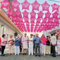 Inauguran Paseo de las Chiringas Rosadas en Juncos