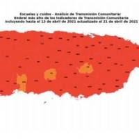 Casi todo Puerto Rico en riesgo crítico de COVID-19 con 73 municipios en rojo