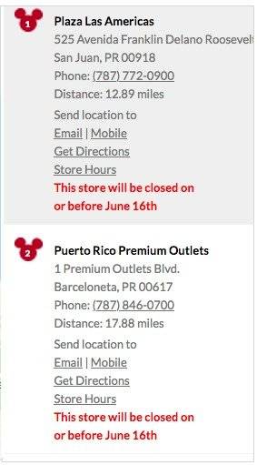 aviso cierre disney