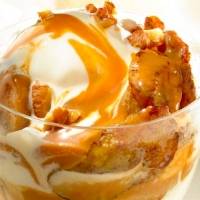 Receta: Helado con Plátano Dulce en Salsa de Coco y Caramelo