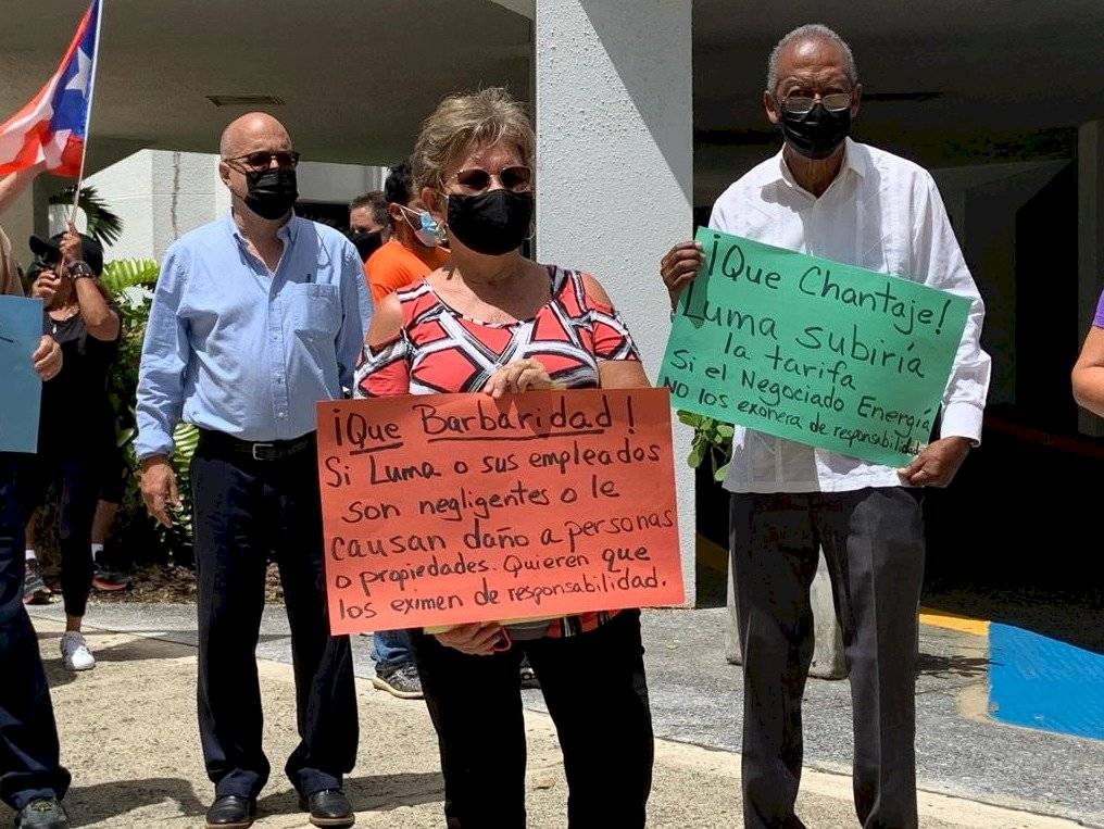 Protesta LUMA