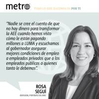 Opinión de Rosa Seguí: ¡Fuera LUMA!