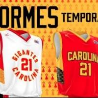 Presentan uniformes de los Gigantes de Carolina