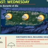Pronostican más aguaceros y tronadas sobre Puerto Rico