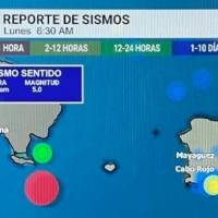 Fuerte sismo al sur de R.D se siente en el oeste de Puerto Rico
