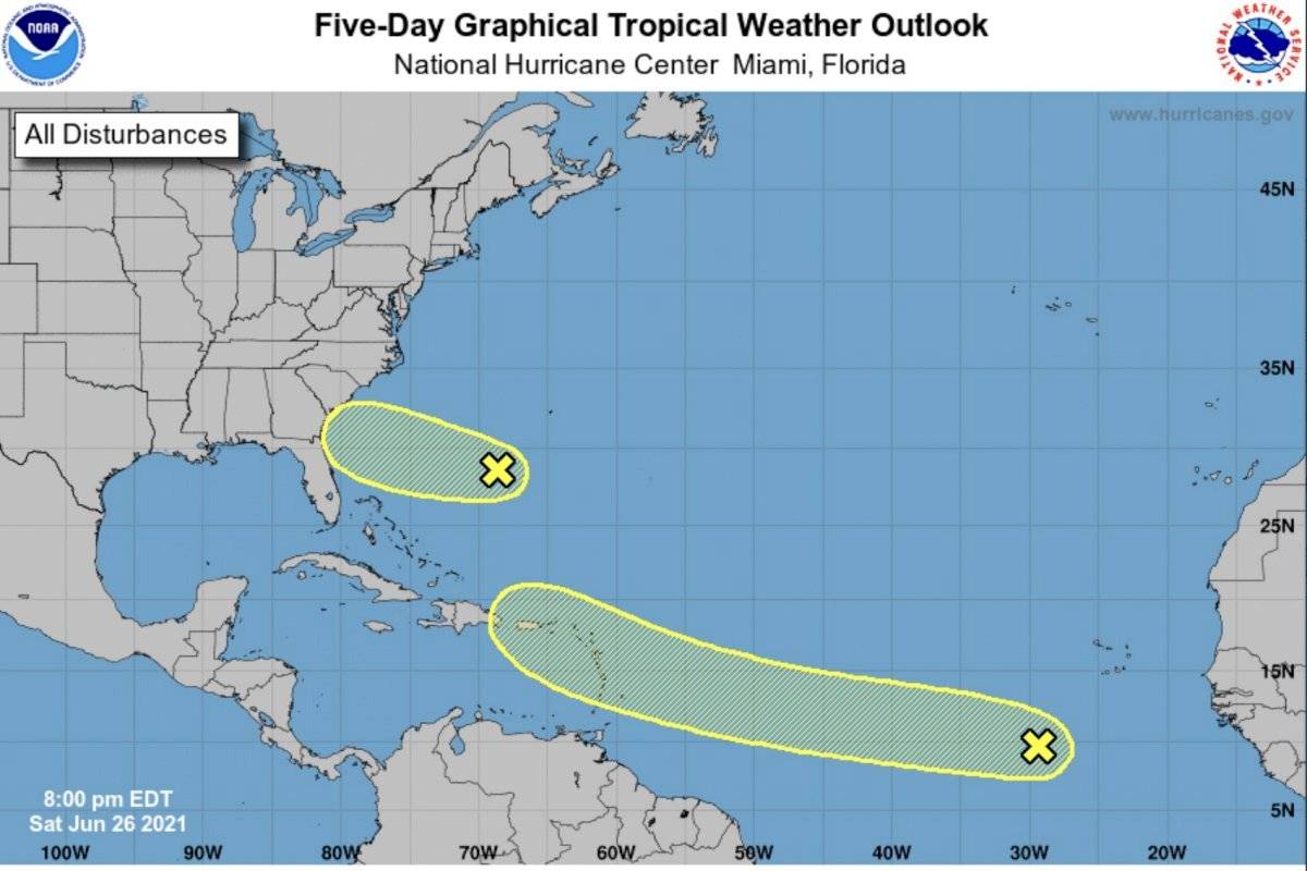 Vigilan disturbio atmosférico con potencial ruta a Puerto Rico - Vimarsana News
