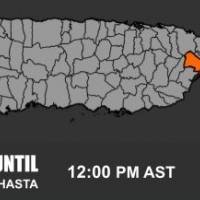 Emiten advertencia de inundaciones para Naguabo