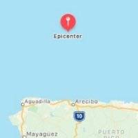 Registran fuerte temblor al norte de Puerto Rico