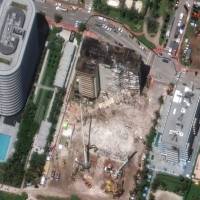 Preparan demolición de parte de edificio que no colapsó en Miami
