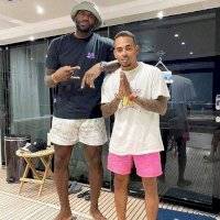 LeBron James está en Puerto Rico con Ozuna