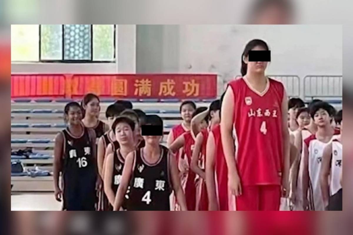 La basquetbolista de 14 años que causa furor por su altura - Vimarsana News