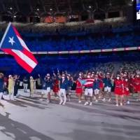 FOTOS: Así fue el desfile de la delegación boricua en el Estadio Olímpico de Tokyo 2020
