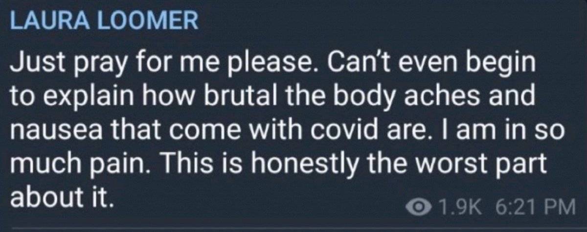 Laura Loomer Telegram