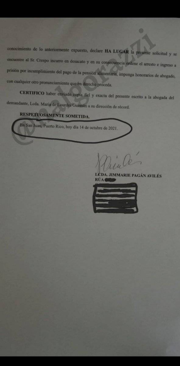 Demanda Elvis Crespo