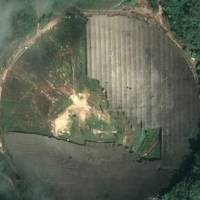 Así se ve desde el espacio el observatorio de Arecibo tras derrumbe hace casi un año